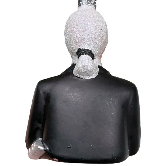 KARL LAGERFELD & His Cat Glass Blown Christmas Ornament NWT - Picture 4 of 6